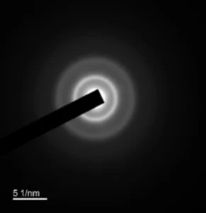 Microstructure of nano-hollow silicon material 2